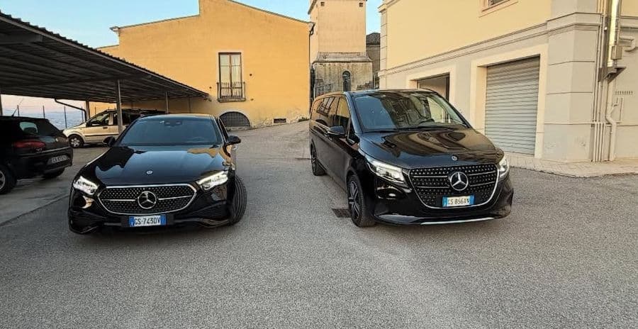 FFGR Paris fleet — Mercedes sedan & V-Class van