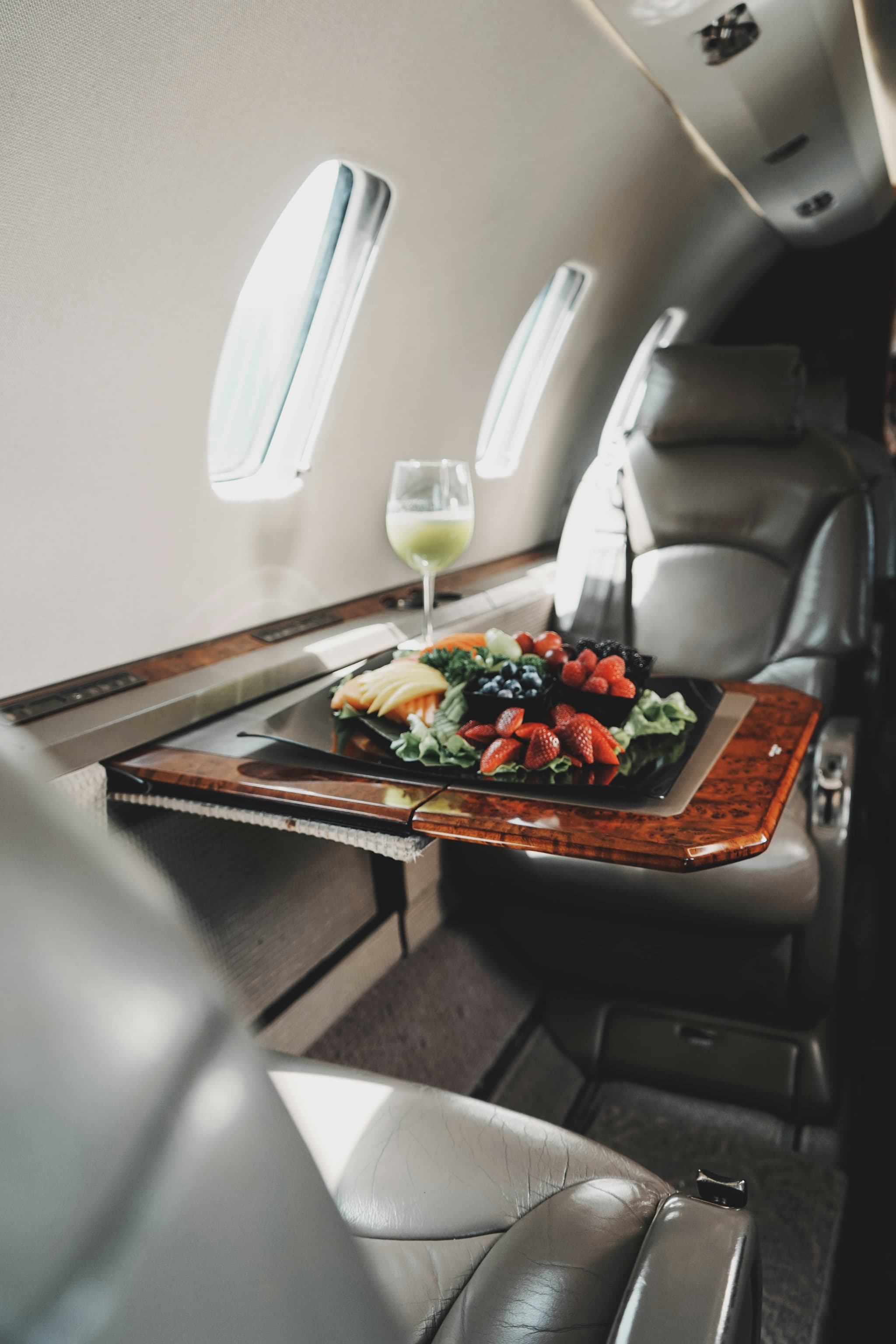 Cabine jet privé luxe FFGR Paris — confort UHNW