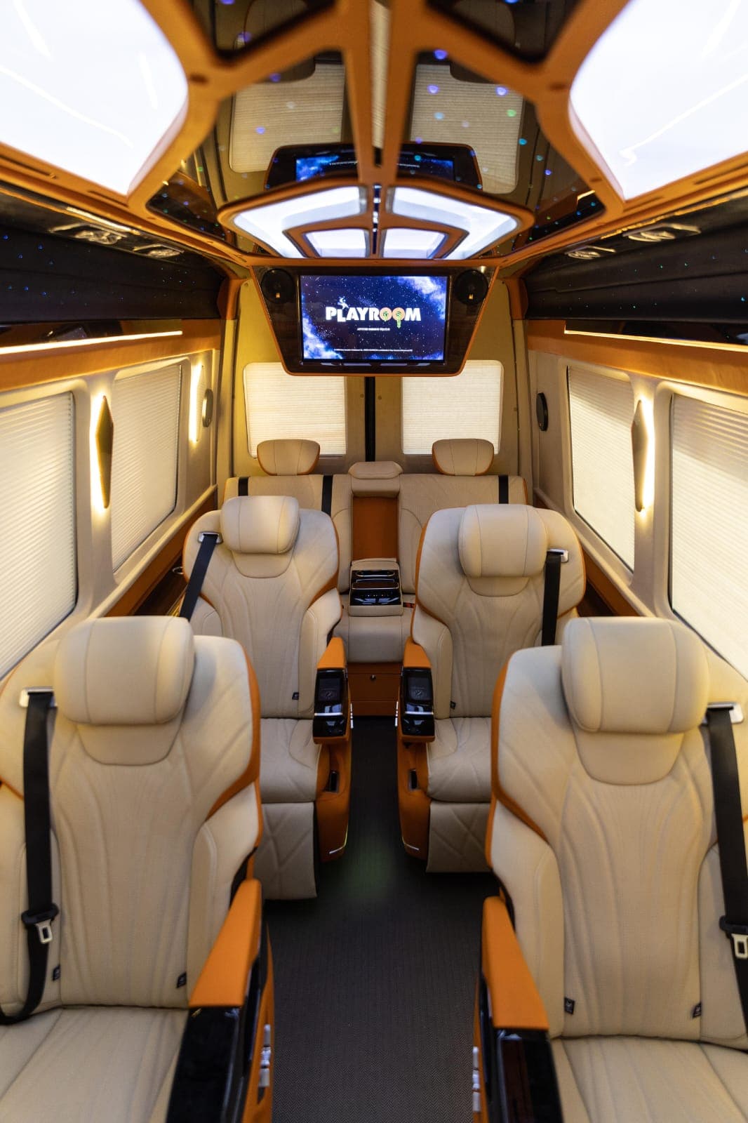 Sprinter VIP interior cream leather FFGR