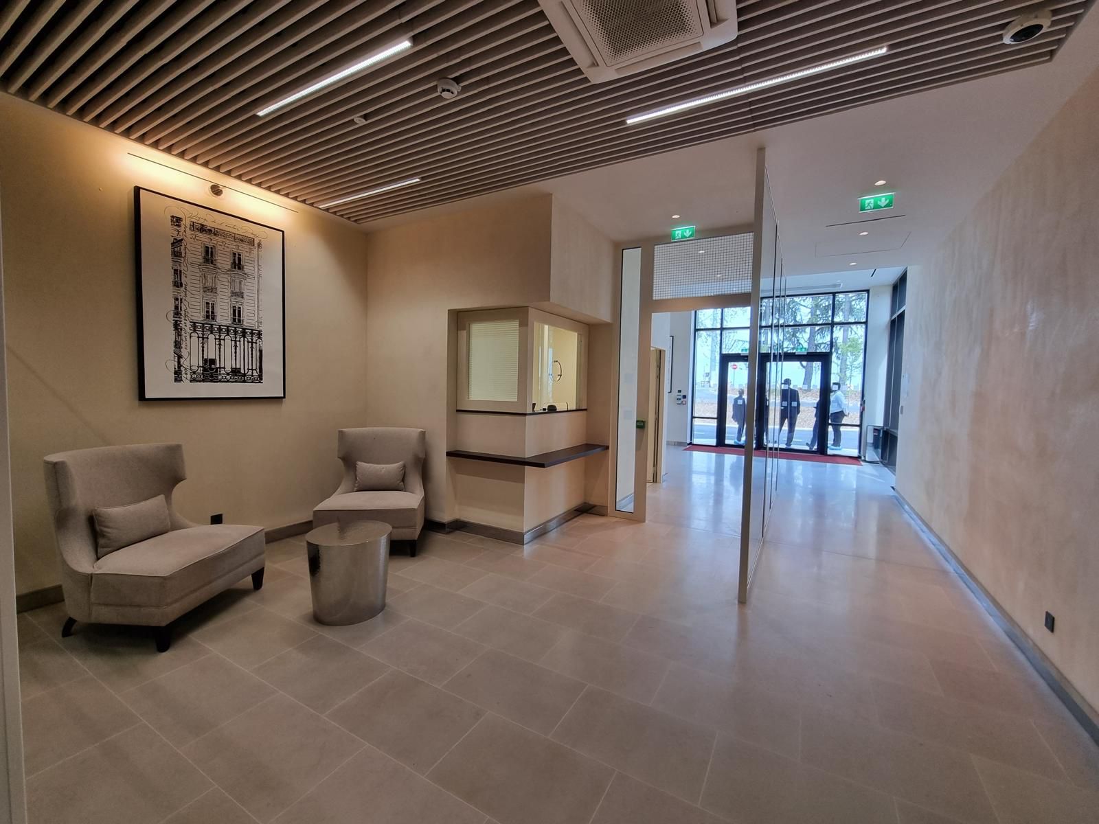 Hall d'accueil du terminal VIP